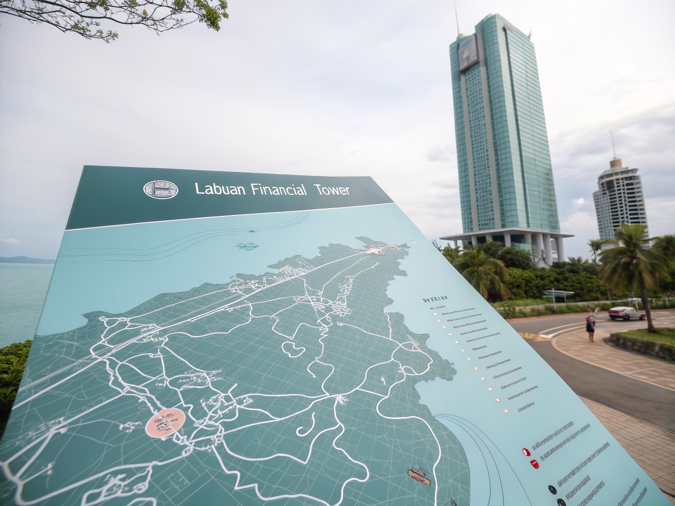 Labuan Financial Tower Map